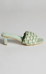 Sol Sana - Matias Mule Heels in Cucumber