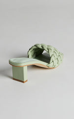 Sol Sana - Matias Mule Heels in Cucumber