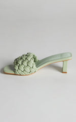 Sol Sana - Matias Mule Heels in Cucumber