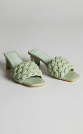 Sol Sana - Matias Mule Heels in Cucumber