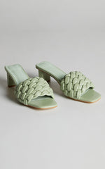 Sol Sana - Matias Mule Heels in Cucumber