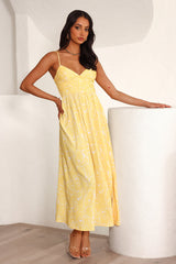 Coolest Love Maxi Dress Yellow