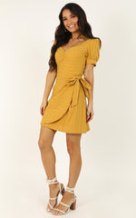 No More Excuses Dress In Mustard