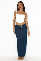 Fave Crop Top White