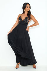 Want And Need Maxi Dress Black