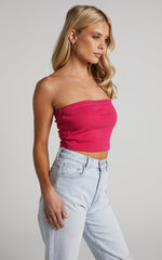 Abrand - A Heather Bandeau in Super Pink