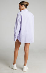Terah Shirt - Button Up Shirt in Lilac