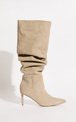 Billini - Raisa Boots in Light Taupe Suede