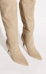 Billini - Raisa Boots in Light Taupe Suede