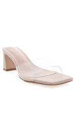 Billini - Finbar Heels in Clear Nude