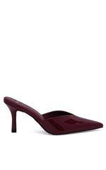 Novo - Ilina Heels in Deep Red Patent