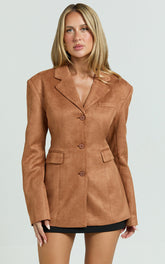 Lioness - Leo Cinched Blazer in Camel