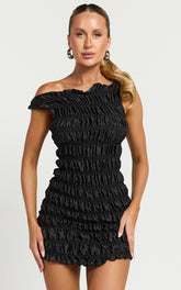 Lioness - Guccio Mini Dress in Onyx