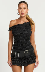 Lioness - Guccio Mini Dress in Onyx