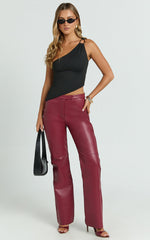 Lita Top - Asymmetric Hardware Detail Top in Black