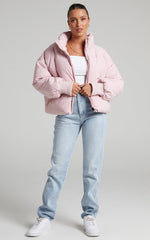 Windsor Jacket - Puffer Jacket in Pink