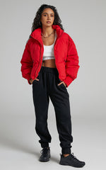 Windsor Jacket - Puffer Jacket in Red
