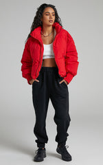 Windsor Jacket - Puffer Jacket in Red