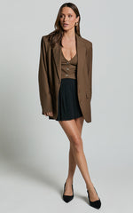 Zoey Skirt - Mini Pleated Skirt in Black