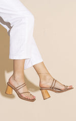 James Smith - Taormina Toe Strap Sandal in Island Tan