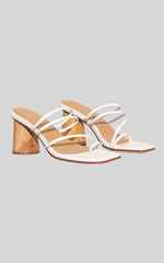 James Smith - Taormina Toe Strap Sandal in White