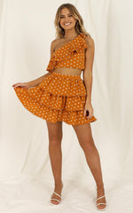 Rooftop Spritz Two Piece Set in Mustard Spot