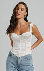Runaway The Label - Oura Bustier in Ivory