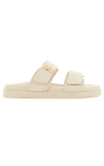 Billini - Amylee Slides with Hardware Detail in Bone