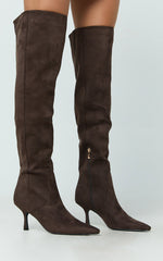 Billini - Theia Boots in Dark Cacao Suede