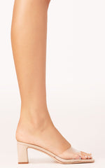 Billini - Finbar Heels in Clear Nude