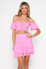 HELLO MOLLY Ariels Song Crop Pink
