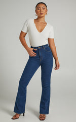 Rolla's - Dusters Bootcut in ECO RUBY BLUE