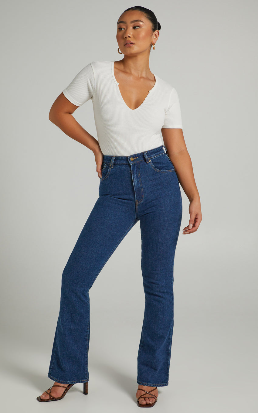Rolla's - Dusters Bootcut in ECO RUBY BLUE