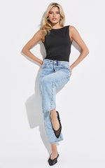 Therapy Shoes - Lazer Mesh Sandals in Black Patent