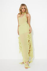 Lioness Rendezvous Halter Top Lime