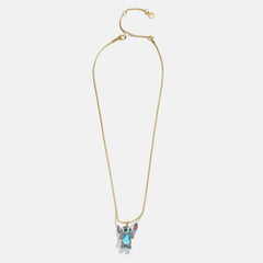 Disney Stitch 3D Pendant Necklace - Blue