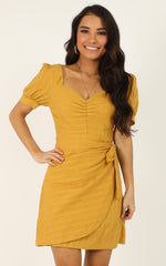No More Excuses Dress In Mustard